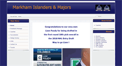 Desktop Screenshot of markhamislanders.com