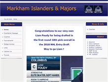 Tablet Screenshot of markhamislanders.com